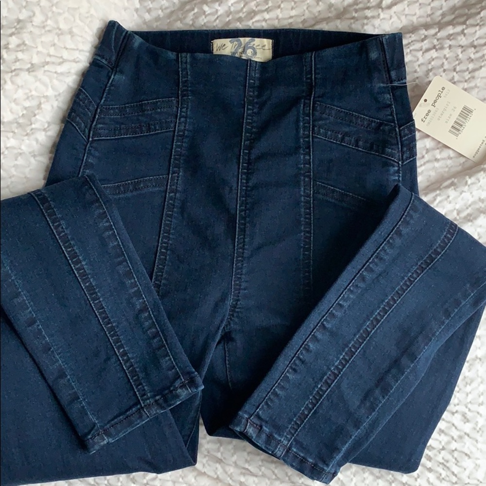 NEW ⭐️ Free People Feel Alright Skinny Stargirl 26 - Picture 2 of 5
